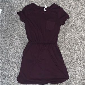Plum T-shirt Dress